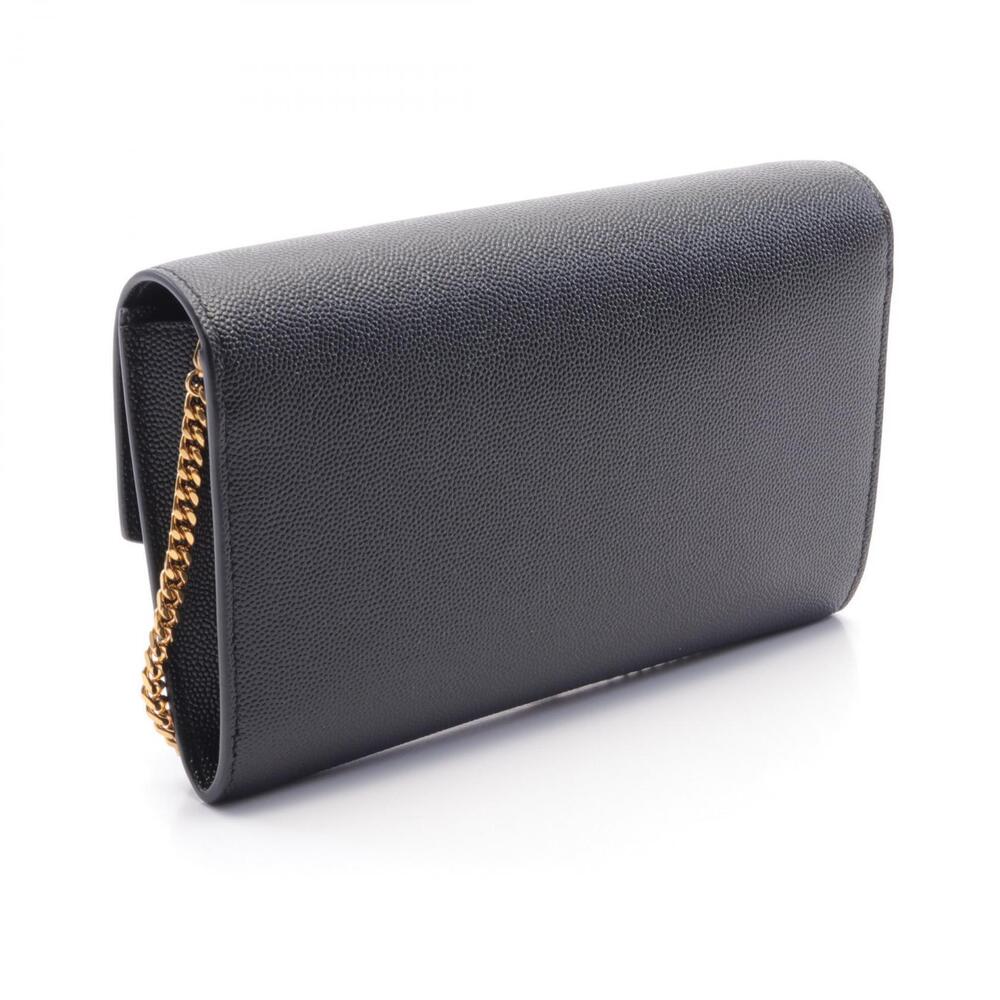 Saint Laurent Bag Shoulder Black Paris Leather Uptown
